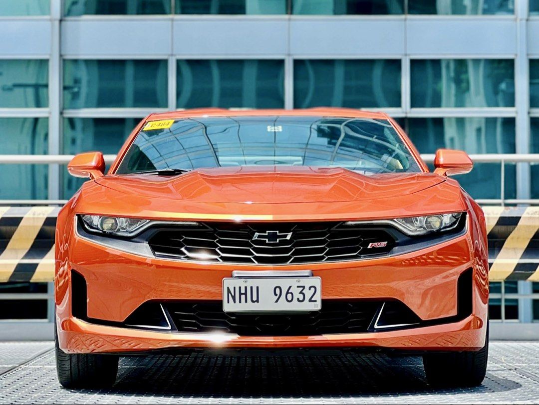 Chevrolet Camaro RS‼️🔥 Auto (Category: Used Cars) located in Makati City. Submitted by maby_latido05 (Listing ID 1448866132, Image 1). Description: 2023 Chevrolet Camaro RS 2.0 Gas AT Like New 5K Mileage Only‼️🔥 20%DP - 614,000 Php 2yrs - Php 137,000 3yrs - Php 99,000 4yrs - Php 82,000 5yrs - Php 73,000 Chattel and Insurance Included ✅ No Mileage Tampering Guaranteed! 1st Owner Push Start 2.0 Turbo Gas Automatic Automatic Transmission 5,000 Mil