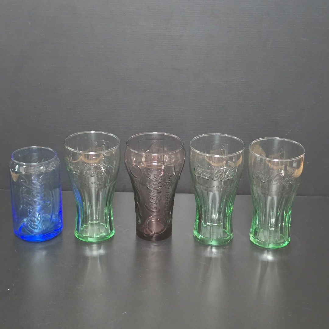 Coca-Cola Glasses/ Various Colors (Moving out Clearance sale)