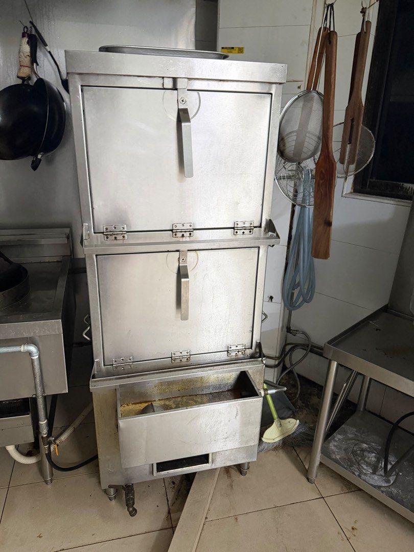 Commercial Stainless Steel Steamer for Kitchen Use