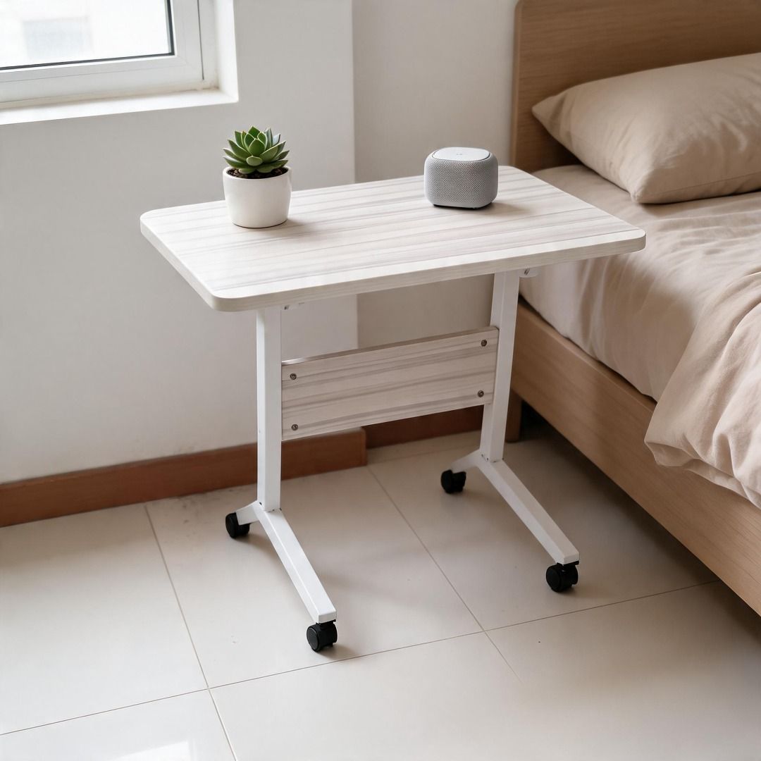 Compact Mobile Study Table (Category: Tables & Sets) located in Singapore. Submitted by peace82 (Listing ID 1448710440, Image 3). Description: 🪑 Title: Compact Mobile Study Table Simplify your workspace with the Compact Mobile Study Table — a sleek, portable design perfect for modern living. Whether used for studying, working, or casual reading, this table combines practicality with minimalist style to fit seamlessly into any room. ✨ Key Feature