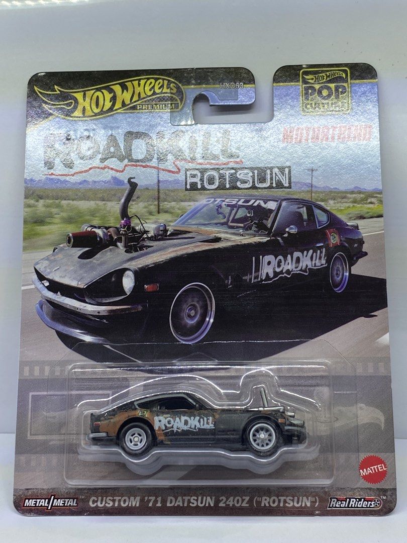 Custom '71 datsun 240z (rotsun) (Category: Vehicle & Diecast Models) located in Manila. Submitted by dminis0317 (Listing ID 1448805692, Image 1). Description: 1:64 scale Hw premium.