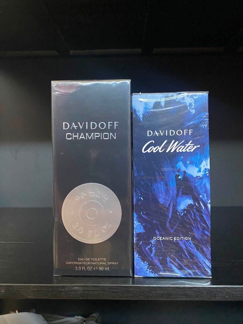 Davidoff Perfume (Category: Fragrance & Deodorants) located in Las Pinas. Submitted by UNQUARANTINED (Listing ID 1448769266, Image 1). Description: ₱2200 each Davidoff Champion ₱2200 Davidoff Coolwater Oceanic edition ₱2200.