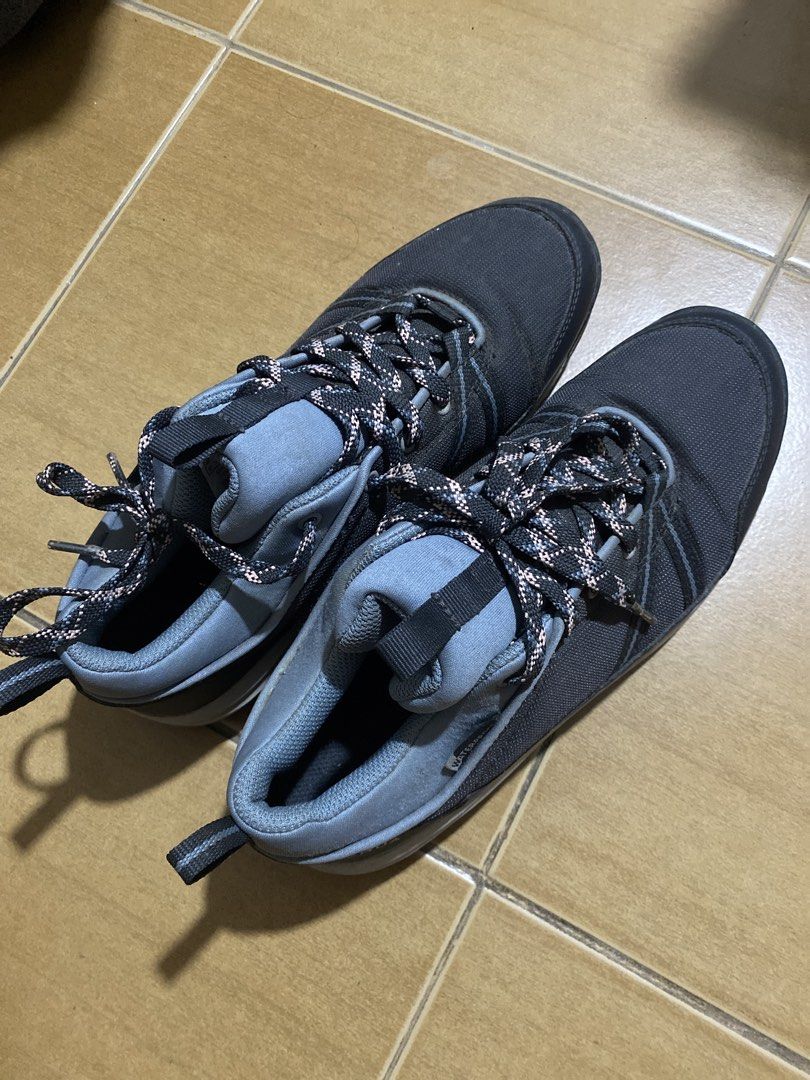 Decathlon Women Hiking Shoes (Category: Sneakers) located in Makati City. Submitted by msclosetcleanup (Listing ID 1448718421, Image 1). Description: - Used once Decathon Hiking shoes - Size: EU 39 / US 8 - Waterproof material - Excellent sole grip for stability - Comfortable for everyday wear.