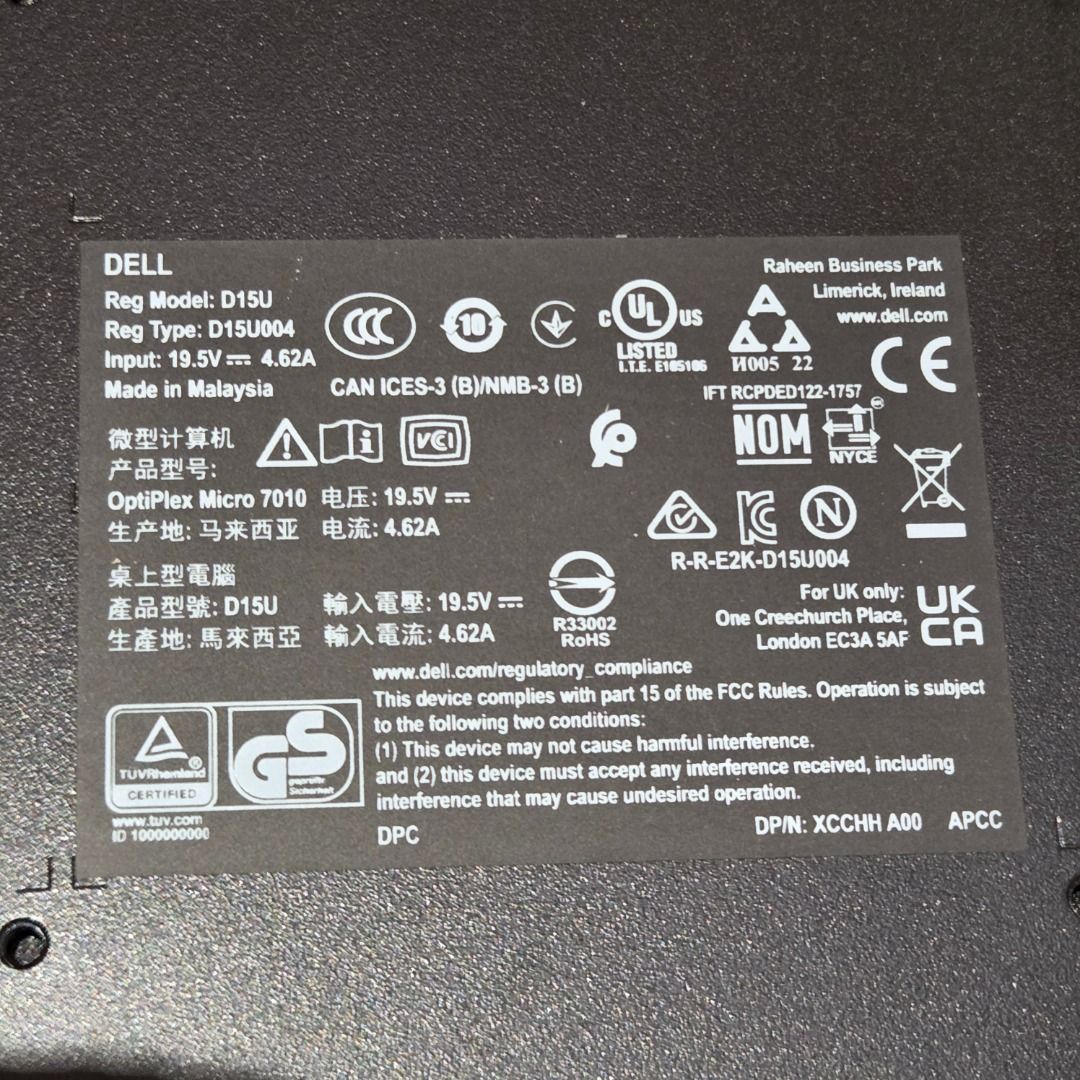 Dell Optiplex Micro 7010 Intel Core i5 13500505375118255738883