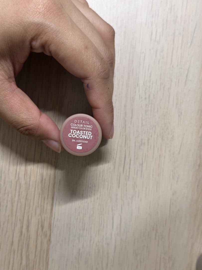 Detail Colour Tonic Toasted Coconut (Category: Makeup) located in Taguig. Submitted by mandms09 (Listing ID 1448736246, Image 1). Description: - Detail Colour Tonic in Toasted Coconut - Small, travel-friendly size - Ideal for on-the-go touch-ups - Warm, neutral tone - Perfect for everyday use.
