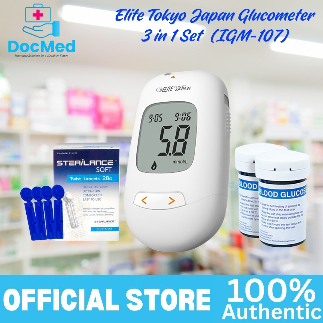ELITE GLUCOMETER SET WITH STRIP AND LANCETS (Category: Medical Supplies & Tools) located in Quezon City. Submitted by zyra26 (Listing ID 1448741662, Image 1). Description: .