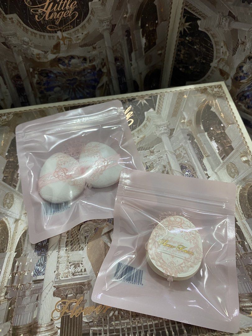 Flower Knows Puffs & Makeup Remover Wipes (Category: Face Care) located in Taguig. Submitted by labellearmoire2 (Listing ID 1448725707, Image 2). Description: 🎀 puffs: normal 2 per pack: 99pesos (3 packs avail) ~ blush bouncy puff 1 per pack: 150 pesos (3 packs avail) ~ big powder puff 1pc per box: 150 pesos (1 box avail) 🎀 makeup wipe 1 last pc avail: 99 ✅i offer layaway, mop security bank & mod lalamove/grab with no extra handling fees.. if o