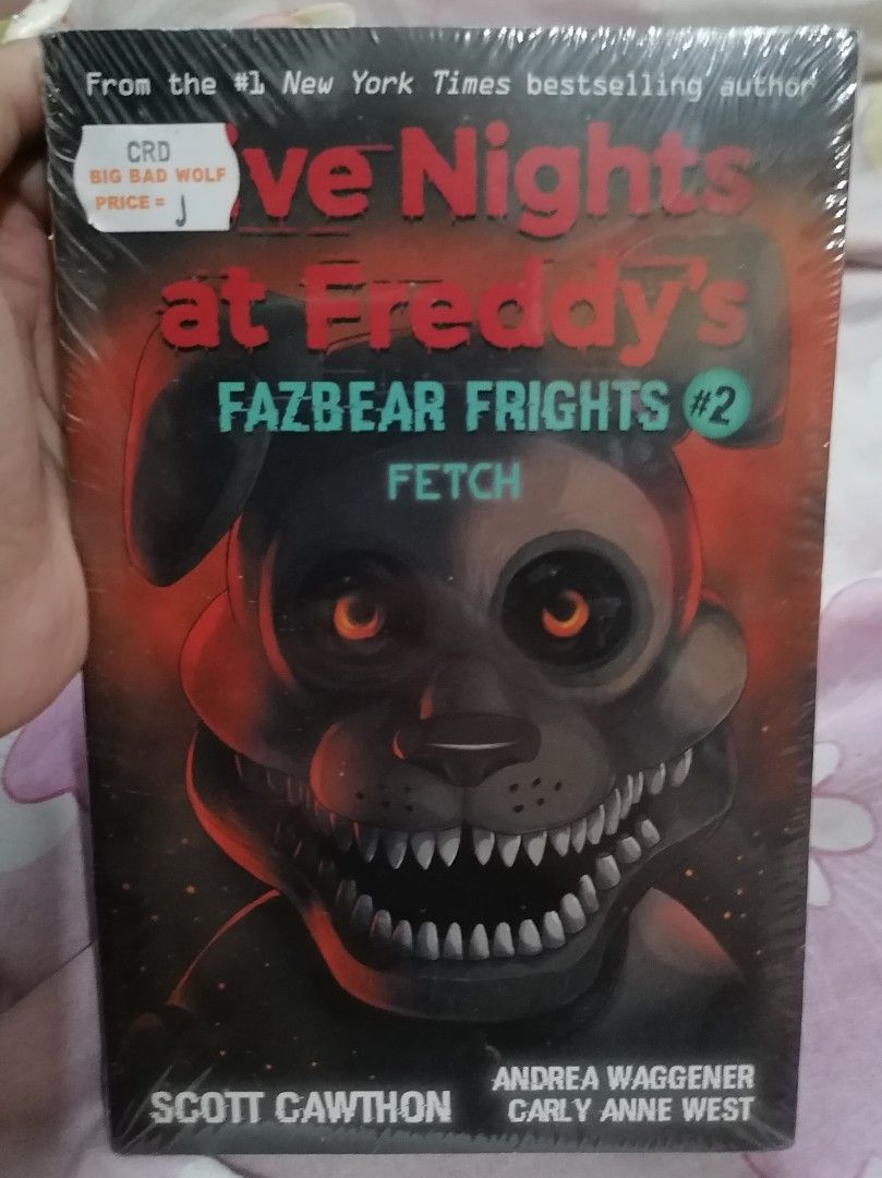 FNAF Fazbear Frights #2: Fetch (Category: Storybooks) located in Pasig City. Submitted by ukemand (Listing ID 1448758442, Image 1). Description: Sealed unopened FNAF Fazbear Frights #2 book ———————————————————— RFS: decluttering MOD/MOP: Gcash + lalamove/jnt only. Buyer will shoulder the sf ———————————————————— Fnaf, five nights at freddy's, fazbear frights, fnaf book, freddy fazbear, scott cawthon.