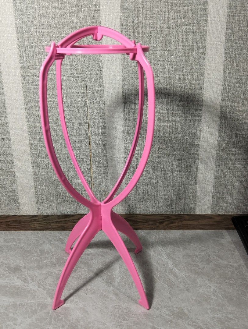 FOLDABLE PINK PLASTIC WIG/CAP STANDS (Category: Looking For) located in Batangas. Submitted by amerie_store (Listing ID 1448867297, Image 2). Description: ◾WYSIWYG 🫟₱250 each; 4pcs. available 🫟designed to hold hairpieces in place to prevent them from losing their shape 🔊Kindly visit & follow my FB page for more updated Toys,Aniks,etc...🤩 🌈👉AMERIE STORE👈🌈 📌Mine Now,Pay after invoice 📌No refund 📌MOP: Gcash 🚛 Shipping sched every Saturda
