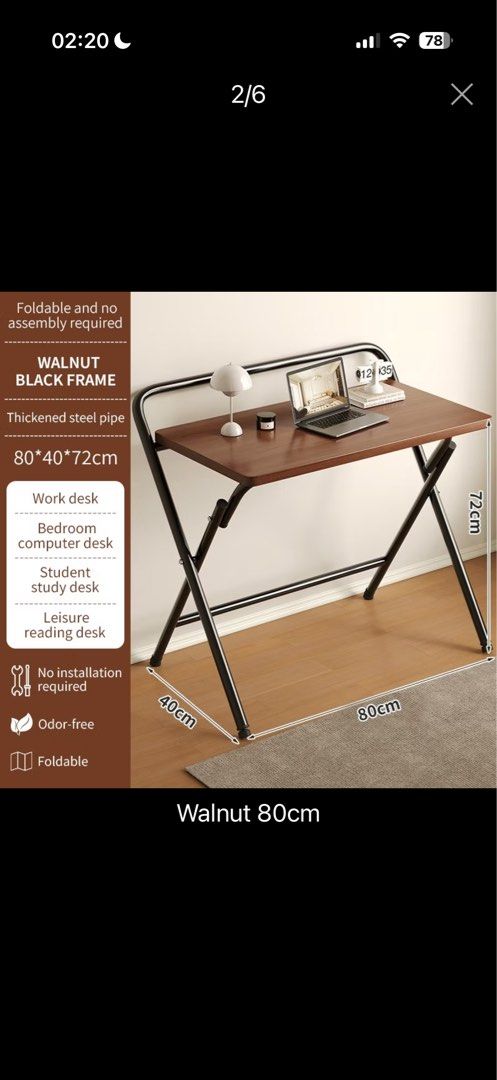 Foldable table (Category: Tables & Sets) located in Manila. Submitted by p_vhey (Listing ID 1448880698, Image 1). Description: Foldable table Good for dorms Very sturdy Brown Exactly like the picture Dm for photos rfs: not using it anymore.