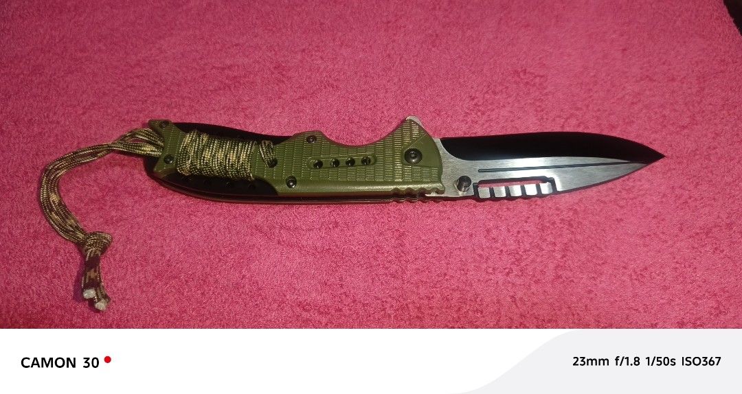 Folding Pocket knife (Category: Hiking & Camping) located in Manila. Submitted by forgeone060126 (Listing ID 1448874877, Image 2). Description: Brand:Grand Way Model Name:25443 Special Feature:Foldable, Lightweight. Uses For Bushcrafting, Camping, Fishing, Hiking, Hunting, Skinning. Available for pick up or lalamove..