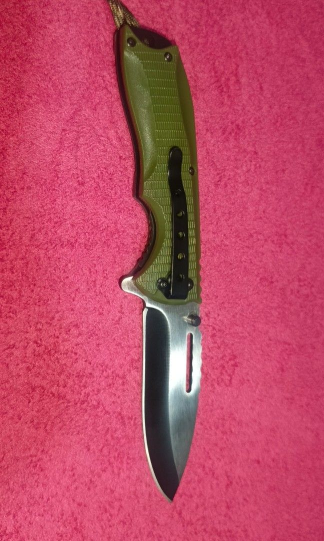 Folding Pocket knife (Category: Hiking & Camping) located in Manila. Submitted by forgeone060126 (Listing ID 1448874877, Image 1). Description: Brand:Grand Way Model Name:25443 Special Feature:Foldable, Lightweight. Uses For Bushcrafting, Camping, Fishing, Hiking, Hunting, Skinning. Available for pick up or lalamove..