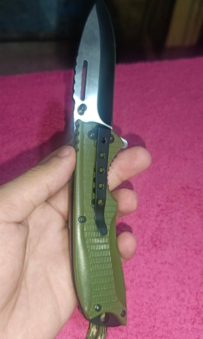 Folding Pocket knife (Category: Hiking & Camping) located in Manila. Submitted by forgeone060126 (Listing ID 1448874877, Image 3). Description: Brand:Grand Way Model Name:25443 Special Feature:Foldable, Lightweight. Uses For Bushcrafting, Camping, Fishing, Hiking, Hunting, Skinning. Available for pick up or lalamove..