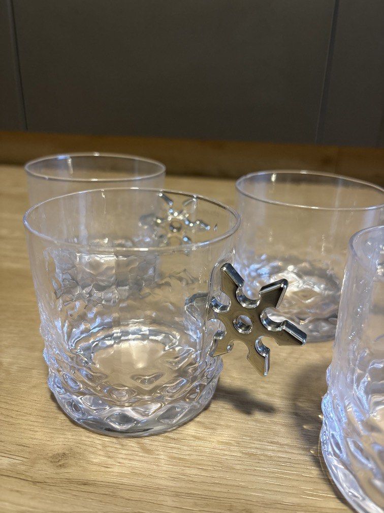 Hammered Glass Cup with Silver Handle505651235977973762