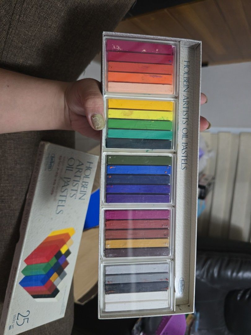 Holbein Argist Oil Pastels (Category: Art & Prints) located in Bacoor. Submitted by tataandkai (Listing ID 1448816927, Image 2). Description: From Japan Holbein Oil Pastels 25 Sticks.