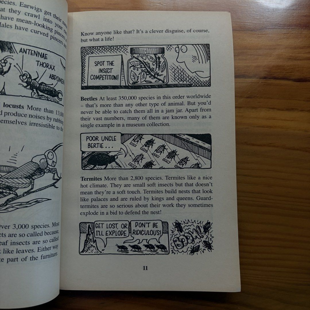 Horrible Science Ugly Bugs Book by Nick Arnold (Category: Children's Books) located in Baguio. Submitted by erblush (Listing ID 1448784758, Image 2). Description: - Learn all about creepy crawlies with this Horrible Science book. - Packed with fun facts and illustrations about insects. - Discover why some bugs are ugly and what they do. - Great for kids who love science and nature..