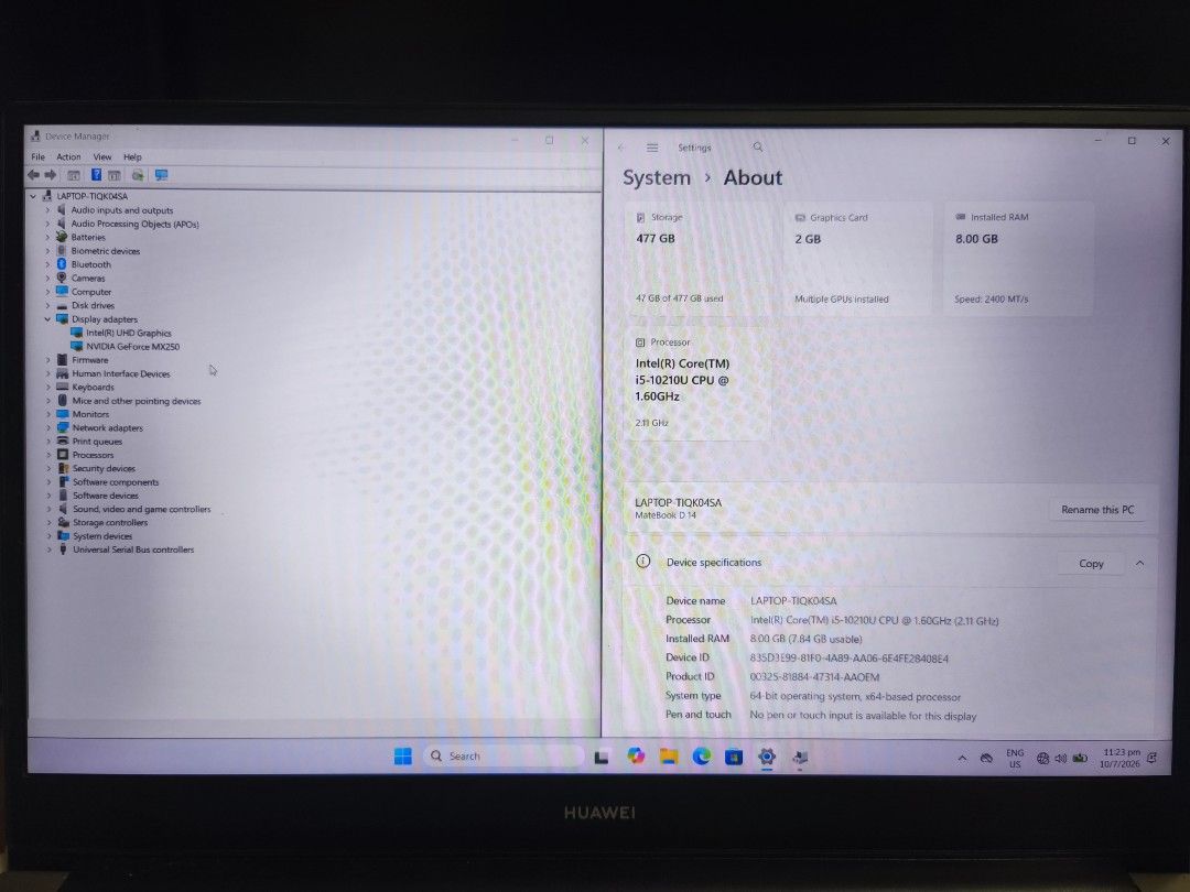 Huawei MateBook D 14 NoteBook505821658885672961