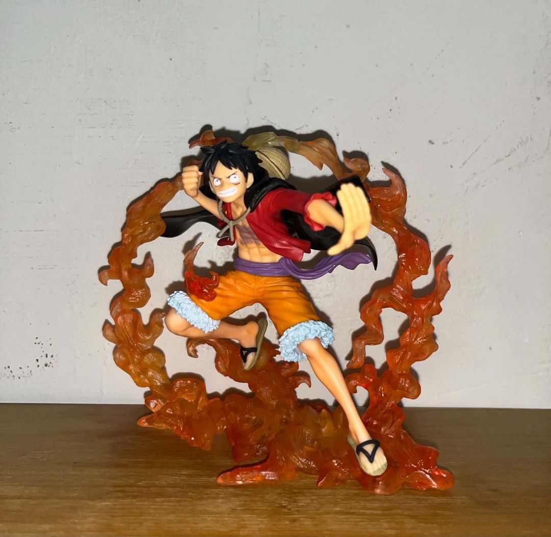 IK MONKEY D. LUFFY" DUEL MEMORIES" - ONE PIECE FIGURE (Category: Figurines & Statues) located in Villasis. Submitted by aalvar.collection (Listing ID 1448776327, Image 1). Description: Selling Ichiban Kuji Monkey D. Luffy "Duel Memories" - One Piece Figure for Php1500 only. -wyswyg/loose condition -issue: 1foot peg hard to detached -12cm tall -negotiable -with markings Mop: Gcash Mod: Meetup, J&T or LBC (COP/COD) My Location: Villasis, Pangasinan
