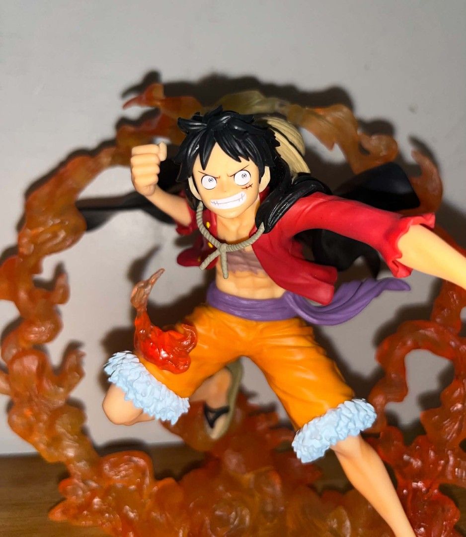 IK MONKEY D. LUFFY" DUEL MEMORIES" - ONE PIECE FIGURE (Category: Figurines & Statues) located in Villasis. Submitted by aalvar.collection (Listing ID 1448776327, Image 3). Description: Selling Ichiban Kuji Monkey D. Luffy "Duel Memories" - One Piece Figure for Php1500 only. -wyswyg/loose condition -issue: 1foot peg hard to detached -12cm tall -negotiable -with markings Mop: Gcash Mod: Meetup, J&T or LBC (COP/COD) My Location: Villasis, Pangasinan