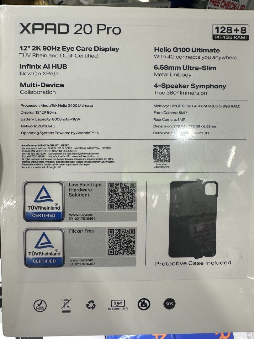 INFINIX XPAD 20 PRO 4G 128GB (Category: Android) located in San Juan City. Submitted by ABTGadgets (Listing ID 1448751403, Image 2). Description: SALE OR SWAP SA LOWER UNIT ADD CASH XPAD 20 PRO 4G 8/128GB WITH CASE KEYBOARD & PENCIL 13K NEGO BRANDNEW SEALED CELLULAR 4G OPENLINE ANY SIM TEST UPON MEET DM ❗️ .