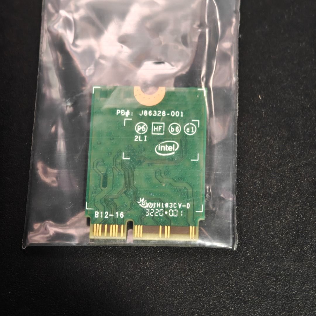 Intel AX201 Wi-Fi 6 Bluetooth Module M.2 Card505695637498112001
