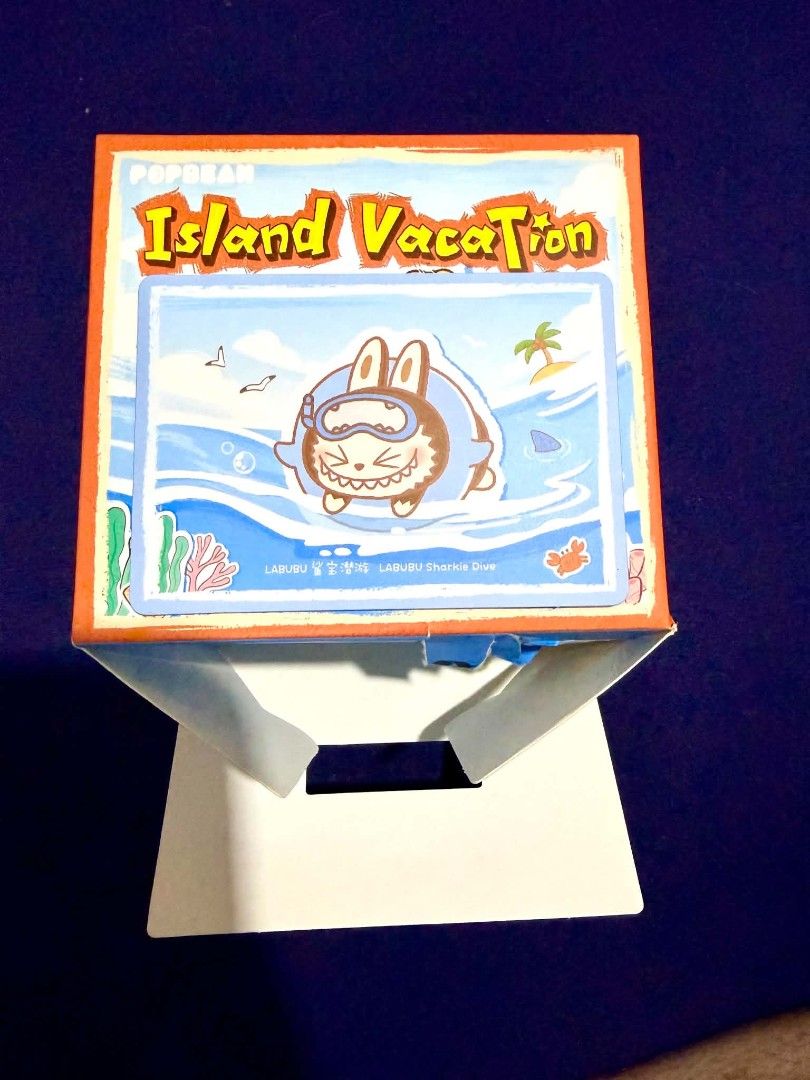 Island Vacation Blind Box Toy - Labubu (Category: Designer & Blind Box Toys) located in Manila. Submitted by pandalover23 (Listing ID 1448839583, Image 3). Description: FOR SALE P600.00 sealed foil box open from bottom Location: Sampaloc, Manila.