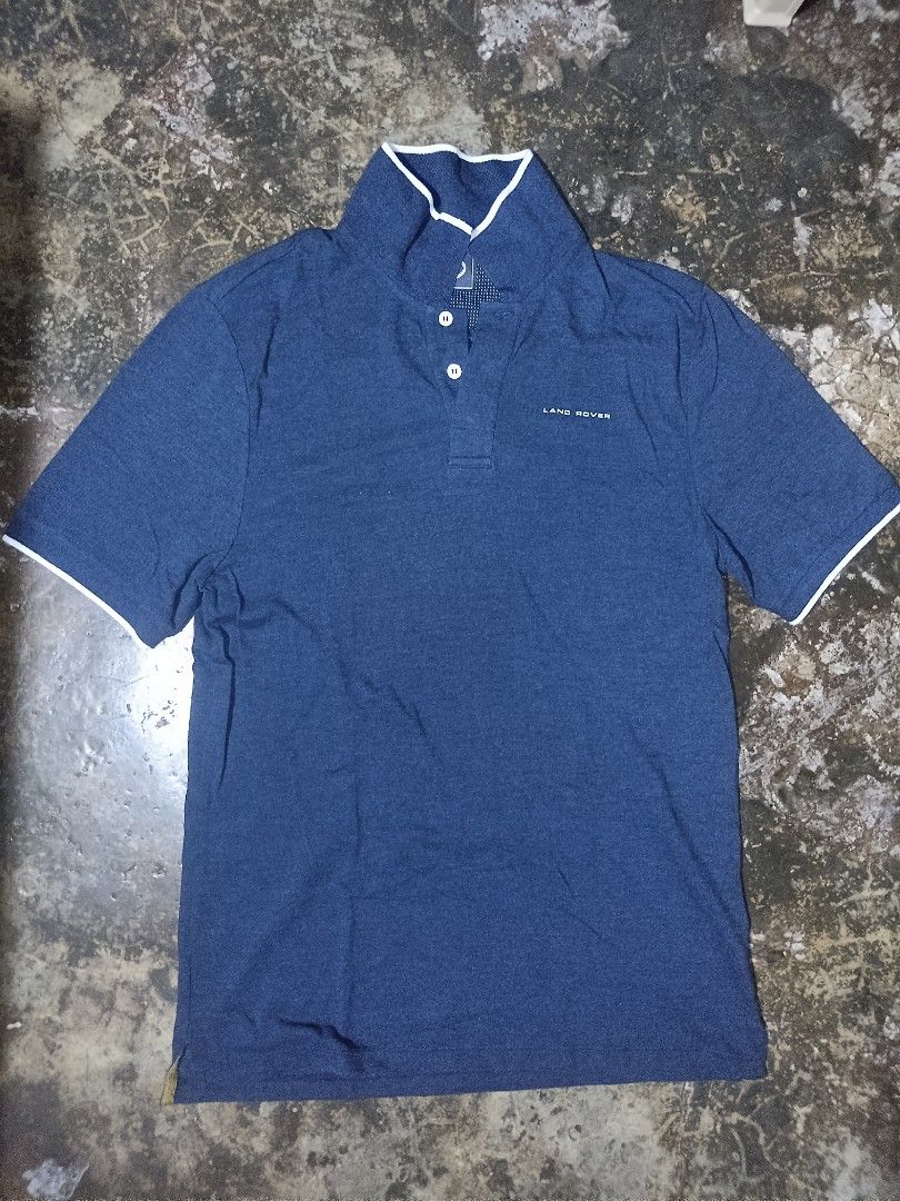 Land Rover Blue Polo Shirt (Category: Tshirts & Polo Shirts ) located in Liloan. Submitted by allenux (Listing ID 1448874805, Image 1). Description: - Land Rover polo shirt - Features crisp white trim on collar and sleeves - Color: Navy Blue - Made in Portugal - Size: Small (18x26) - Price: 300+sf - Payment first - Shipping/Meet-up every Saturday due to work..