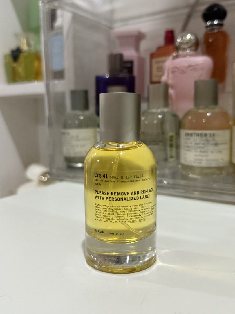 Le Labo Lys 41 50ml FOR SALE (Category: Fragrance & Deodorants) located in Pasig City. Submitted by kluxstuff (Listing ID 1448783298, Image 1). Description: ORIGINAL 50ml Bottle Only (no box) Pm for more photos Negotiable RFS: Changed my mind about keeping this. Too floral for me 😁 📍Cainta.