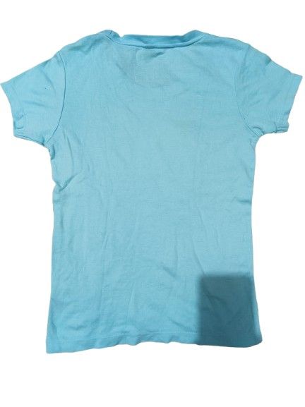 Light Blue Butterfly Graphic T-Shirt (Category: Tshirts & Polo Shirts ) located in Quezon City. Submitted by Think_Like_Chinita (Listing ID 1448790463, Image 2). Description: - Light blue t-shirt - Features a cool butterfly graphic with a metallic sheen on the front - Short sleeves and crew neck design - Comfortable and ideal for everyday wear.