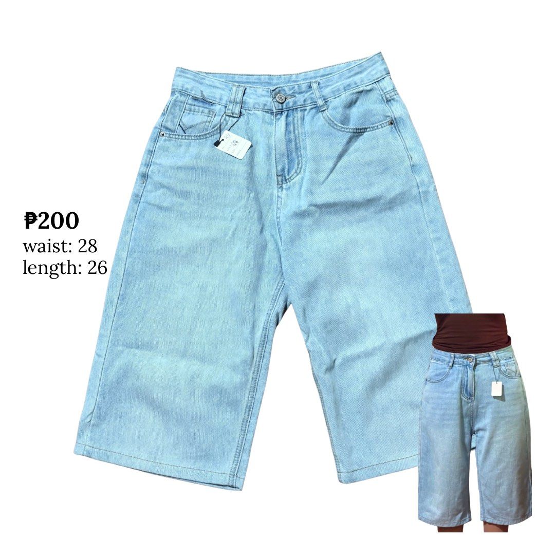 Light Wash Denim Baggy Jorts (Category: Shorts) located in Davao. Submitted by lorry_sells (Listing ID 1448709512, Image 1). Description: .