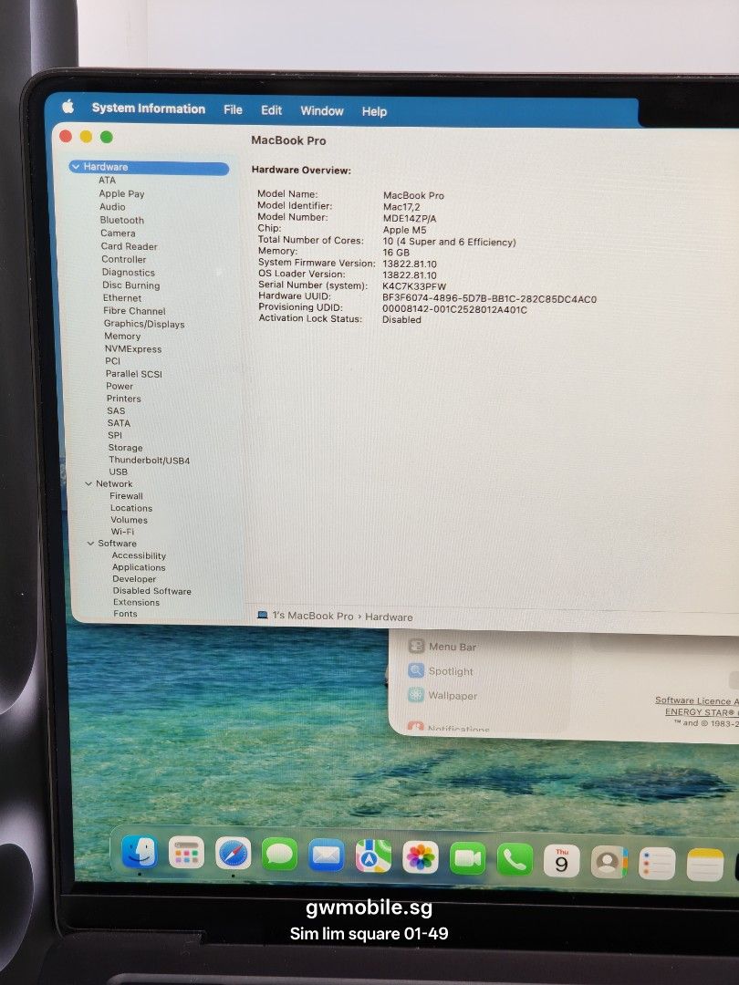 MacBook Pro M5 16/1TB 14 inch 58760505821667955855362