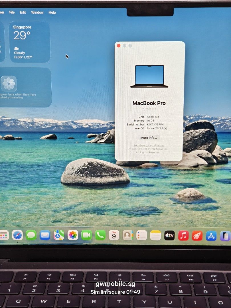 MacBook Pro M5 16/1TB 14 inch 58760505821667955855361