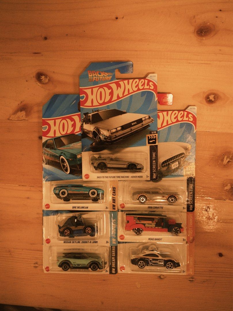 Mainline Hot Wheels | TAKE ALL | Back to the Future (Category: Vehicle & Diecast Models) located in Quezon City. Submitted by cloudorkumo (Listing ID 1448889164, Image 1). Description: Selling my personal collection rfs: quitting and decluttering Take all: 1500 Individual price: 200 each *Except back to the future - 400 Willing to give discounts if you’re taking more than one Can ship from North Caloocan, QC, and Manila .
