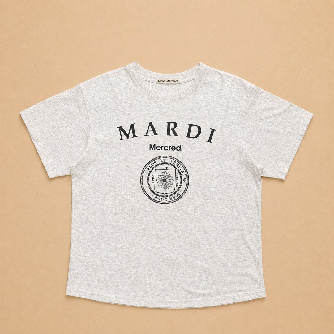 Mardi Mercredi UNIV Tee (Category: Tshirts & Polo Shirts ) located in Davao. Submitted by sta_archive (Listing ID 1448711506, Image 1). Description: Mardi Mercredi UNIV Tee Width - 21.5 Length - 26 Color Rate - 9.5/10 Excellent Condition No Issues/Flaws 550 + Shipping Fee.