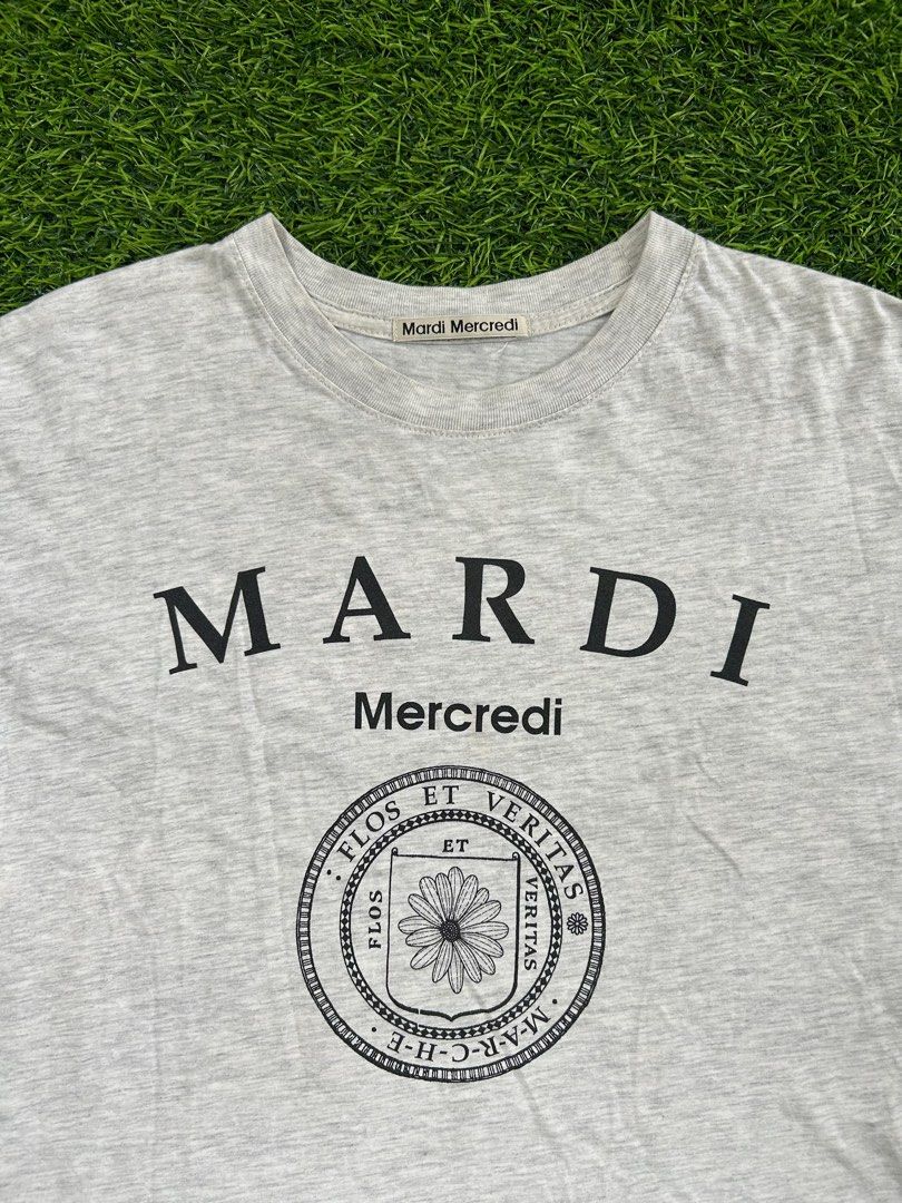 Mardi Mercredi UNIV Tee (Category: Tshirts & Polo Shirts ) located in Davao. Submitted by sta_archive (Listing ID 1448711506, Image 3). Description: Mardi Mercredi UNIV Tee Width - 21.5 Length - 26 Color Rate - 9.5/10 Excellent Condition No Issues/Flaws 550 + Shipping Fee.