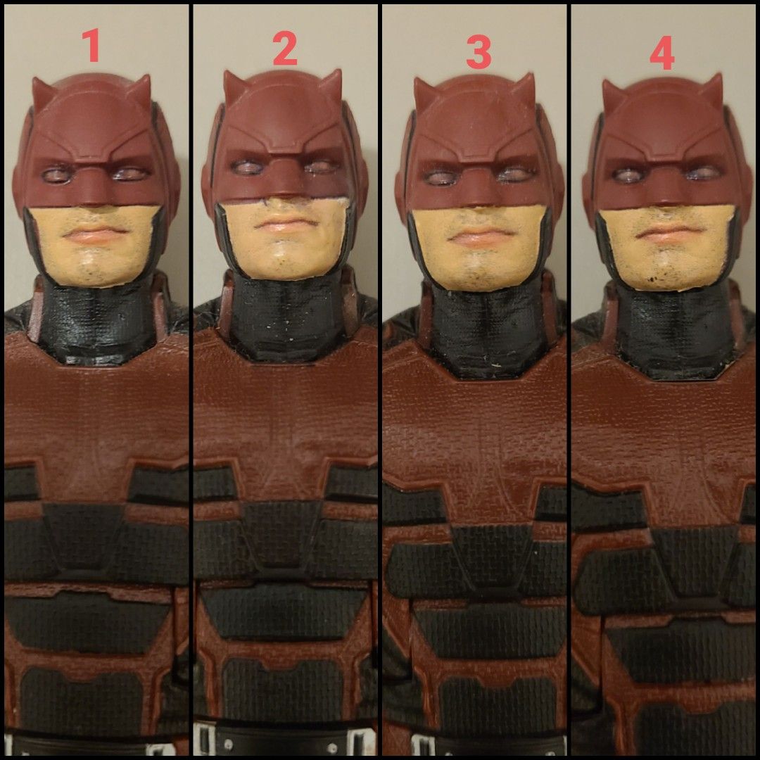 Marvel Legends Daredevil 2015 (Category: Figurines & Statues) located in Caloocan City. Submitted by sofycetoys (Listing ID 1448818388, Image 2). Description: FOR SALE Price: 2.5k EACH Marvel Legends Daredevil 2015 Issue: 1 Super Tight Joints/Complete -SOLD 2 Loose WaistShoulders /Missing fist hands -AVAILABLE 3 Loose Shoulders/Different hands/Complete -SOLD 4 Loose R Shoulder/Complete -SOLD Condition: No Box 📍: Caloocan 🚚 : Lalamove/JNT 💵: Gc