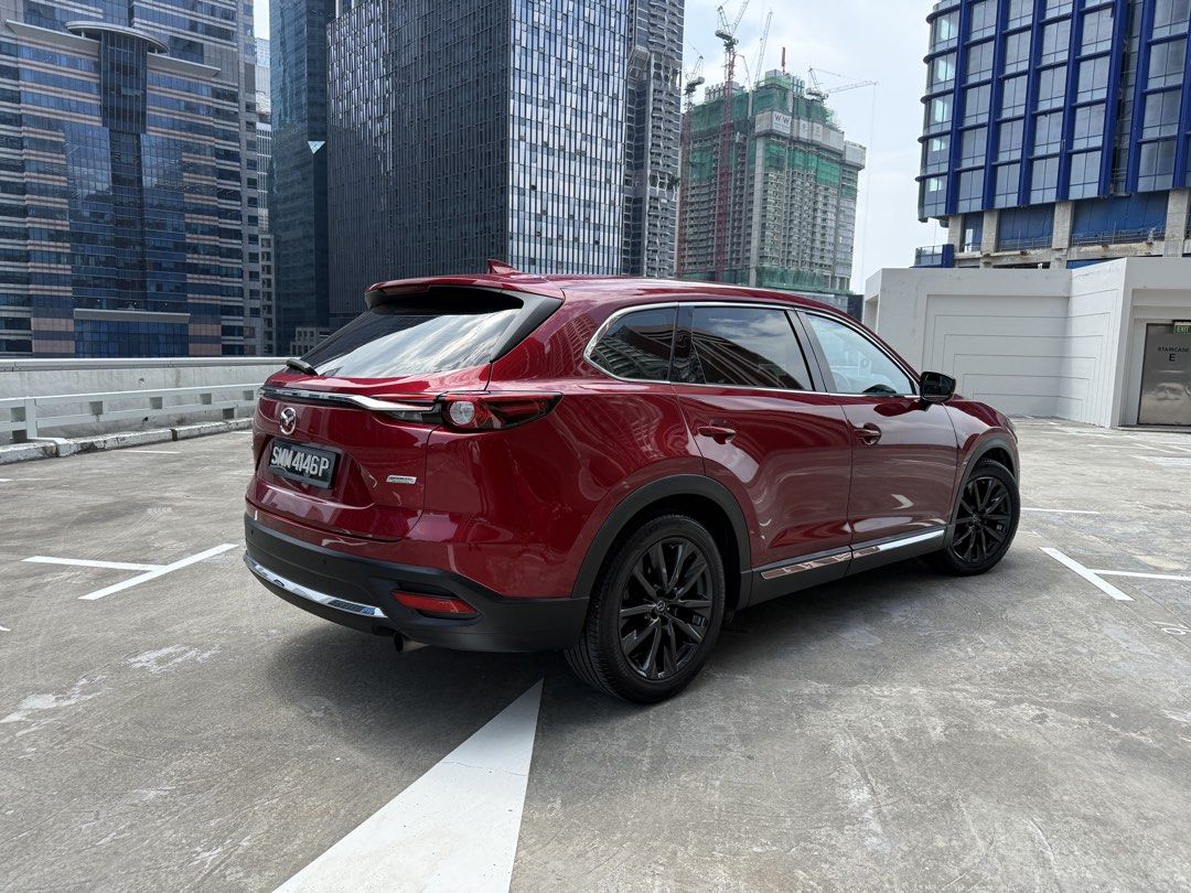 Mazda CX-9 2.5 2WD Turbo Luxury 7-Seater (A) (Category: Used Cars) located in Singapore. Submitted by nickhui (Listing ID 1448780806, Image 3). Description: Price: S$91,800 (Negotiable for sincere buyers) Reluctant sale due to upgrade to a Tesla. A well-maintained 2019 Mazda CX-9 Luxury that has been fully serviced by Mazda since new. The car has never been involved in any accidents and has been carefully looked after. Vehicle Details * 2019 Mazd