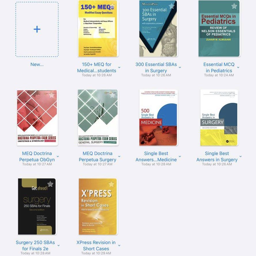 Medbook Combo: Practice books 9 + 2 free (Category: Textbooks) located in Petaling Jaya. Submitted by farhana_alya (Listing ID 1306256593, Image 2). Description: - All book are available, Price for all 7 books - Check out through carousel onlyy, book receive through tele (@Farhana_Alya) -How?: Buy button> fill in detail (name and phone number> delivery provider pick meet up> place order> make payment> Text on tele to receive your books.