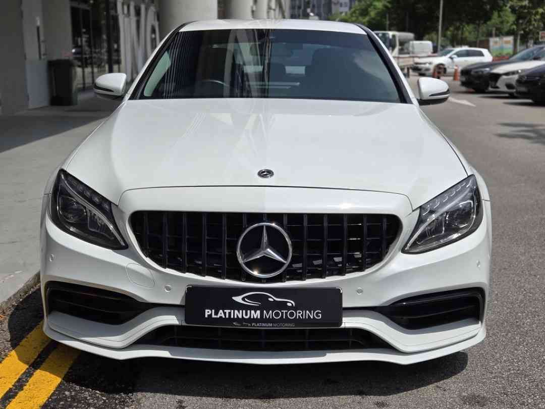 Mercedes-Benz C-Class Saloon C180 Avantgarde (A) (Category: Used Cars) located in Singapore. Submitted by platinummotoringsg (Listing ID 1448730105, Image 1). Description: Interest rates from as low as 1.28%! Full loan available. Choose from bank or in-house financing! Singapore's largest pre-owned dealership with 500+ listings, we offer higher trade-in value, better approval rates, and some of the lowest interest rates in the market. 4x SGCM Pre