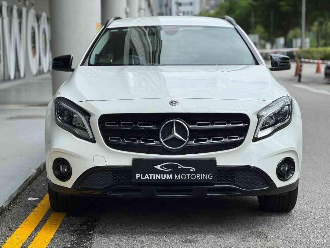 Mercedes-Benz GLA-Class 2014 GLA180 Urban Edition [2019] (A) (Category: Used Cars) located in Singapore. Submitted by platinummotoringsg (Listing ID 1448783161, Image 1). Description: Interest rates from as low as 1.28%! Full loan available. Choose from bank or in-house financing! Singapore's largest pre-owned dealership with 500+ listings, we offer higher trade-in value, better approval rates, and some of the lowest interest rates in the market.