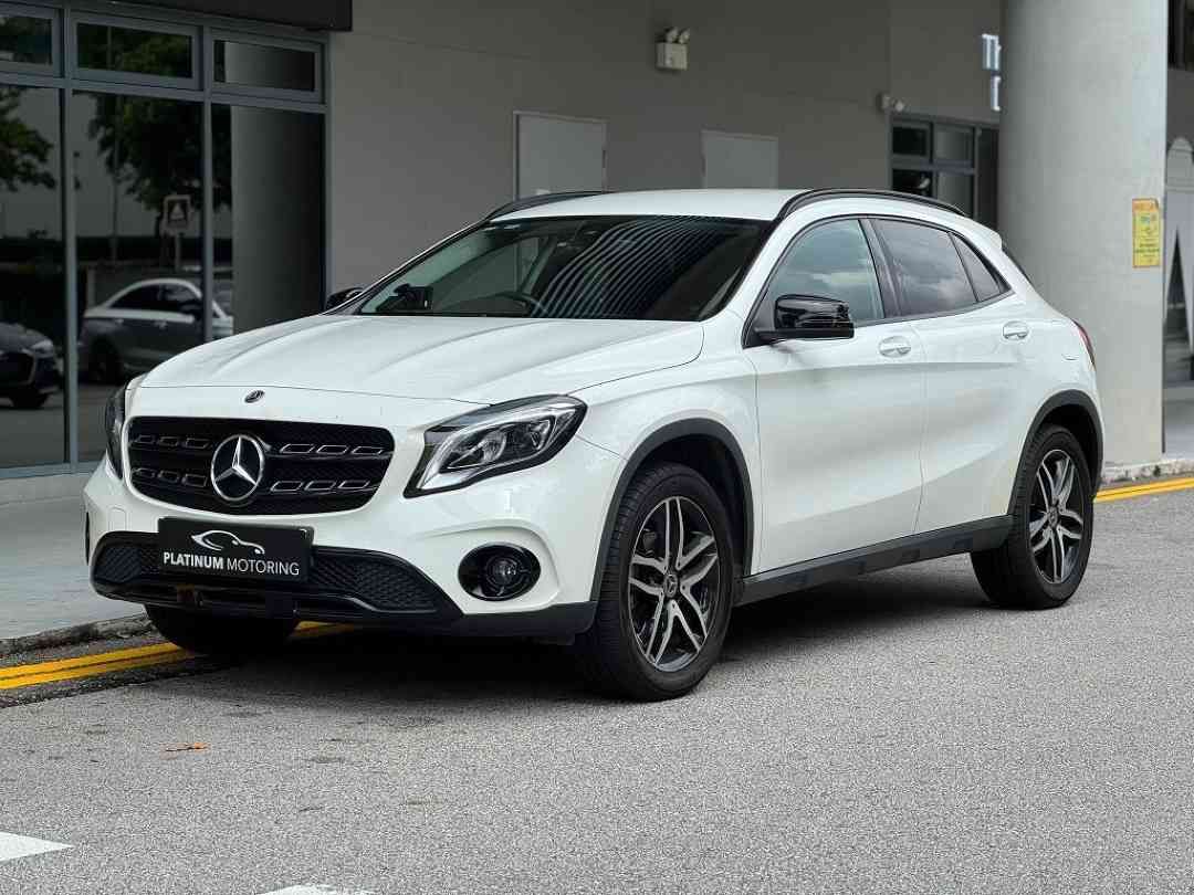 Mercedes-Benz GLA-Class 2014 GLA180 Urban Edition [2019] (A) (Category: Used Cars) located in Singapore. Submitted by platinummotoringsg (Listing ID 1448783161, Image 2). Description: Interest rates from as low as 1.28%! Full loan available. Choose from bank or in-house financing! Singapore's largest pre-owned dealership with 500+ listings, we offer higher trade-in value, better approval rates, and some of the lowest interest rates in the market.