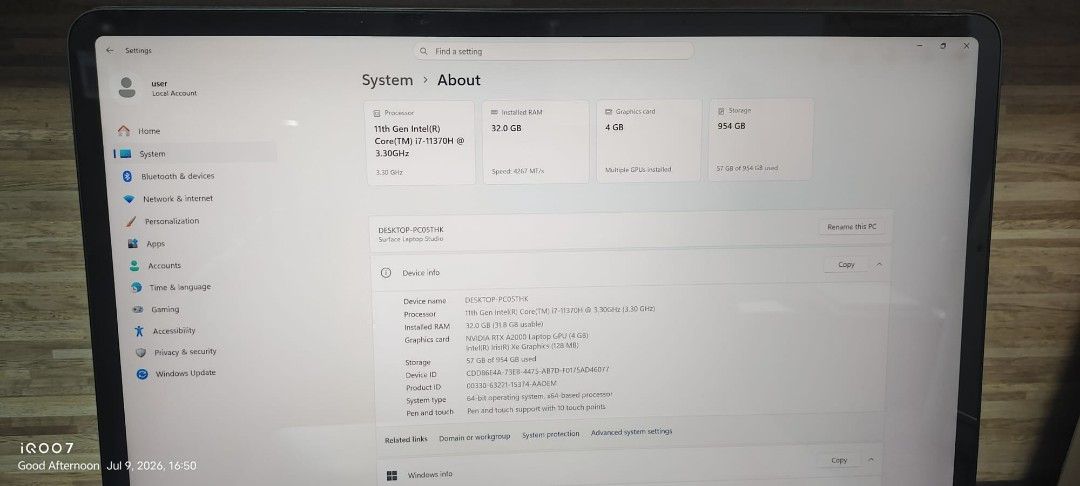 Microsoft Surface Pro 7 Laptop506052845954682884