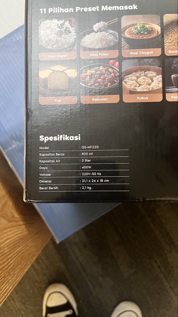 Microwave Electrolux (Kategori: Kitchen & Appliances) berada di Jakarta Barat. Dikirim oleh kucingmewwah (ID iklan 1448779721, Gambar 2). Deskripsi: Barang brand new, belum pernah digunakan. Electrolux Microwave 20L Microwave Solo 6-in-1: Quick Cook, Reheat, Simmer, Defrost, Melting, Weight Defrost Timer Fast Heating, High power Free Turntable rack Flexible Power : Heating Start 800 W EMM20K22BA Spesifikasi model EMM20K22BA * Kapasitas ruang: 20 