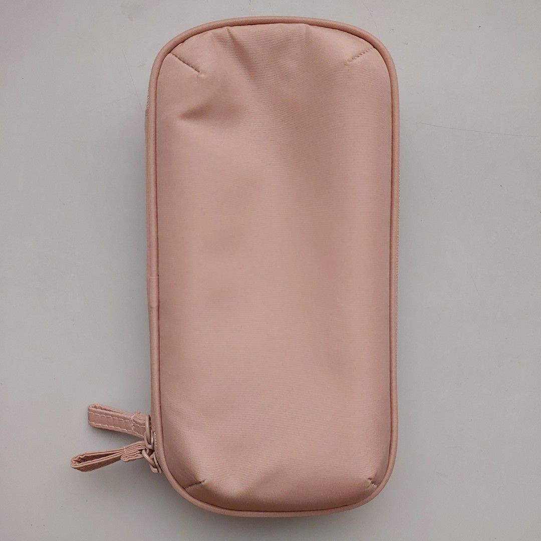 Muji Polyester Jewelry Pouch (Category: Accessory Holder, Box & Organizers) located in San Juan City. Submitted by peachykr (Listing ID 1448892732, Image 3). Description: Muji Polyester Jewelry Pouch Pink Used ~2x only.