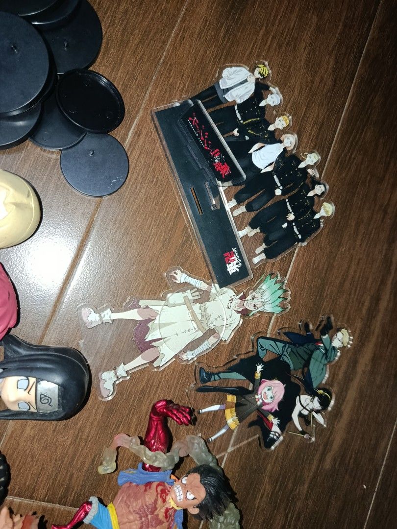Naruto, One Piece, and other Anime Figures Collection (Category: Figurines & Statues) located in Marikina City. Submitted by ashieeemea (Listing ID 1448776084, Image 3). Description: - Collection of popular anime figures - Includes characters from Naruto (Naruto, Sasuke, Sakura, Gaara, Rock Lee, etc.) - Features Monkey D. Luffy from One Piece - Includes Senku Ishigami from Dr. Stone - Characters from Spy x Family also available - Some figures com