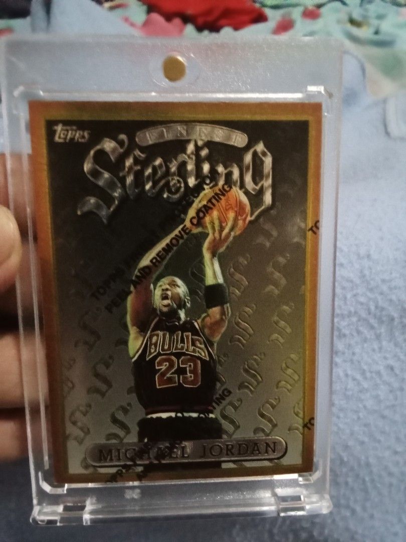 NBA Topps Finest Sterling Michael Jordan Card (Category: Raw Singles) located in Quezon City. Submitted by kylekuz (Listing ID 1448891731, Image 2). Description: Price is Firm.