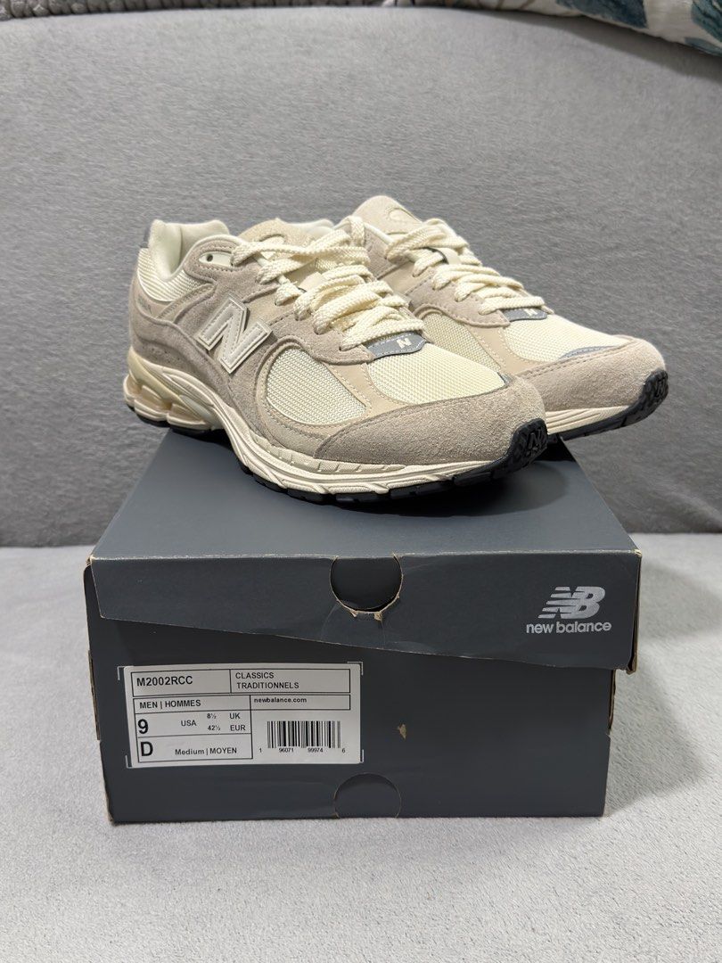New Balance 2002r (Cream) (Category: Casual Shoes) located in Manila. Submitted by declutterbyecb (Listing ID 1448754948, Image 1). Description: Size: Us 9 Condition: Brandnew (Tried on only).