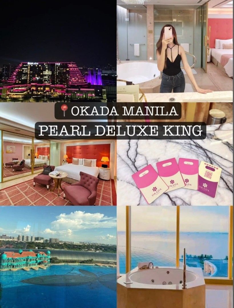 OKADA VOUCHERS 2026 (Category: Vacation Rentals) located in Paranaque City. Submitted by viphost00 (Listing ID 1448782099, Image 1). Description: OKADA MANILA STAYCATION Inclusions: - Pearl Deluxe Twin Room - Indoor Jacuzzi - Coral Wing & Cove Pool access for Guest - Access to Okada Manila amenities, including the casino, fitness gym, spa, and more 💌For inquiries and reservations, please send a private message..