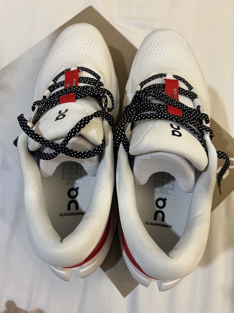 On Cloudrunner 3 (Category: Sneakers) located in Valenzuela. Submitted by santosaaronnn (Listing ID 1448850734, Image 2). Description: On Cloudrunner 3 used once, still with receipt .