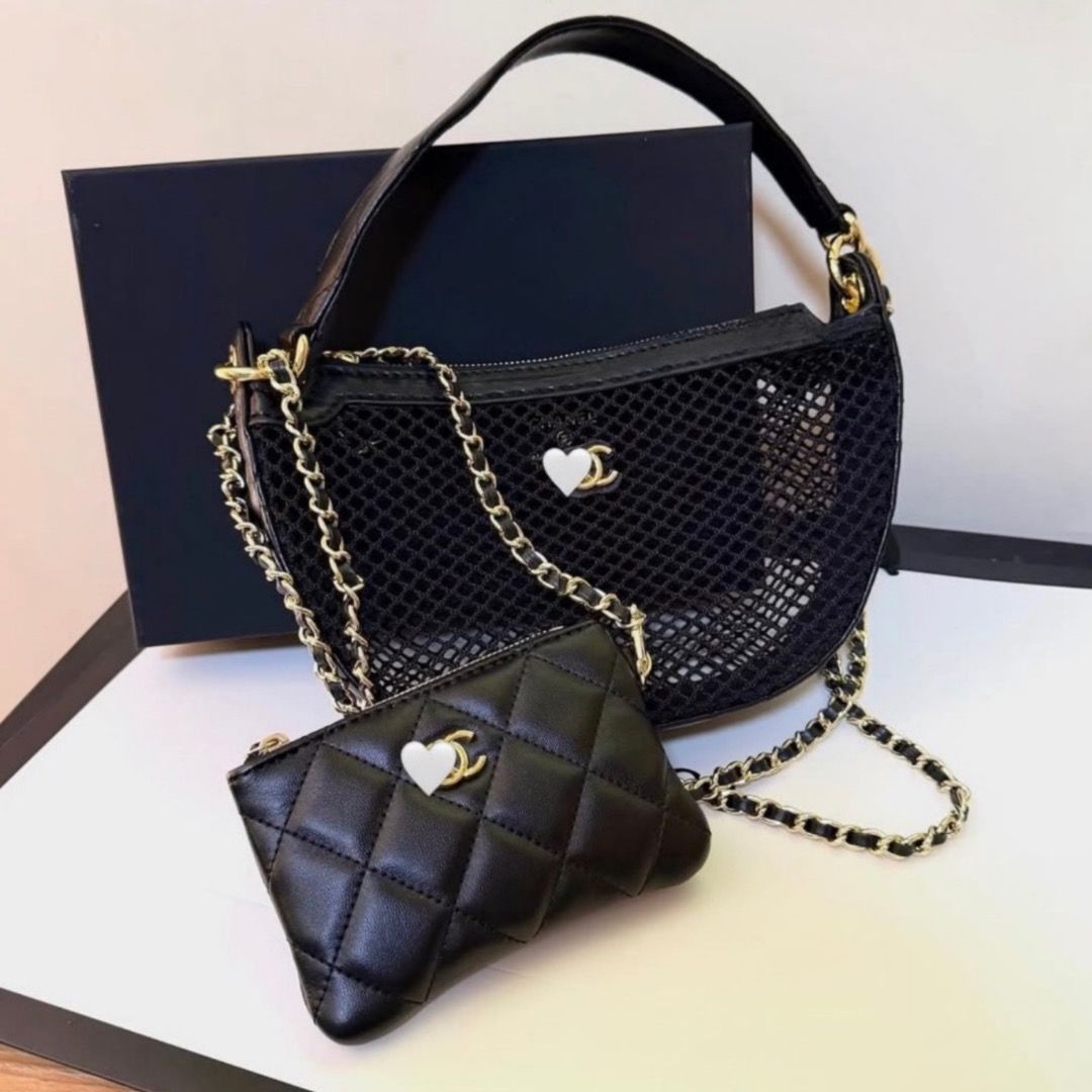 GWP CH4NEL SHOULDER BAG (Category: Luxury Bags & Wallets) located in San Juan City. Submitted by luxe.archive (Listing ID 1448860326, Image 1). Description: 📌 All items are available strictly on PRE-ORDER basis. No ready stock available. ⏳ Estimated waiting time: 7–10 days after order confirmation 💰 50% down payment is required to secure and process your order. 🚚 Shipping Details: • Lalamove — booking to be arranged by the buyer • J&T Express 